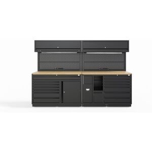 HBM modulares Werkstattsystem 10-teilig, schwarz Image