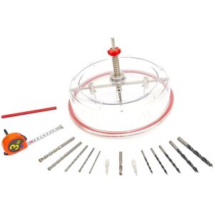 HBM universeller verstellbarer HSS-Lochsägenaufsatz von 40 bis 300 mm, mit Staubschutz, 18-teilig Image