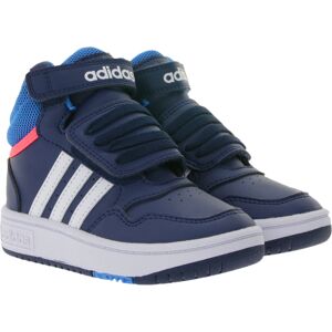 adidas Hoops Mid 3.0 AC Kinder Turnschuhe Retro Kleinkinder-Sneaker für Mädchen und Jungen Baby-Schuhe GW0406 Dunkelblau - neutral - Size: 22 Image