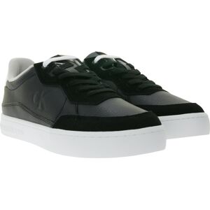 Calvin Klein Sneaker modische Echtleder-Schuhe mit Logo auf den Außenseiten elegante Turn-Schuhe YM0YM01153 0GM Schwarz - männlich - Size: 42 Image