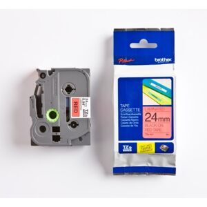 Original Brother TZE451 P-Touch Farbband schwarz auf rot Laminat 24mm x 8m Image