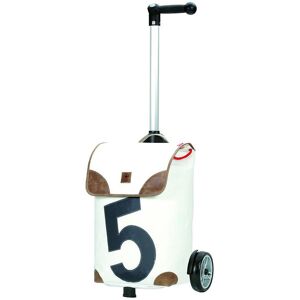 360° Taschen Lee Trolley Zahl 5 grau, Lederdetails, Shopper mit 3-Wege-Griff Image