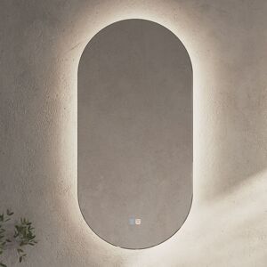 ALLUVION Aurora Lichtspiegel B: 40 x H: 80 cm, oval, mit umlaufender LED-Beleuchtung, direkt + indirekt Image