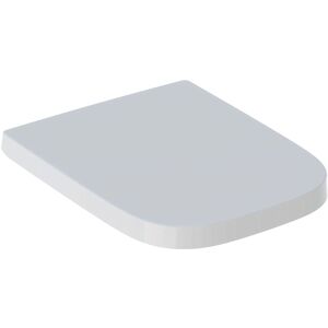 Geberit Renova Plan WC-Sitz, eckiges Design, Befestigung von oben, mit Absenkautomatik und ohne Quick release Image