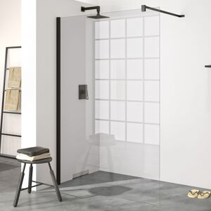 HÜPPE Design pure Walk-In Seitenwand 80 cm, mit Querstrebe, Glas 8 mm ohne Anti-Plaque Image