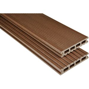 Kovalex Terrassendiele WPC 300 x 14,5 x 2,6 cm braun mattiert Image