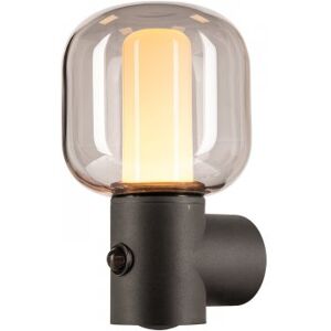 SLV Leuchten & Lampen SLV 1004679 OVALISK WL Sensor Outdoor LED Wandaufbauleuchte anthrazit CCT switch 3000 4000K Image