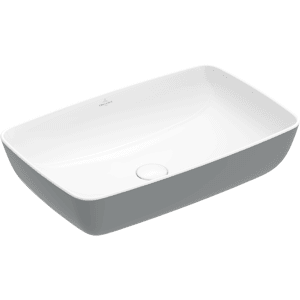 Villeroy & Boch Aufsatzwaschtisch Artis 4172 580x380mm, ohne Hahnloch ohne Überlauf Eckig French Lin 417258BCT7 Image 2