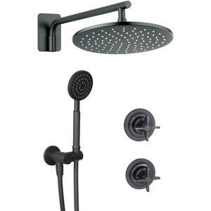 Neuesbad Serie 400 Unterputz Dusch-Set, Oberfläche: schwarz matt NB1DENAC_N9QT1 Image