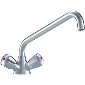 KWC Zweigriffmischer Schwenkauslauf GASTRO, A300, chromeline,112159 112159 Image