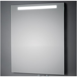 KOH-I-NOOR LED Wandspiegel mit Oberbeleuchtung, B: 1200, H: 1000, T: 33 mm L45789 Image