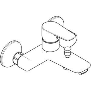 Hansgrohe Wannenmischer Aufputz Talis E mattschwarz, 71740670 71740670 Image 2