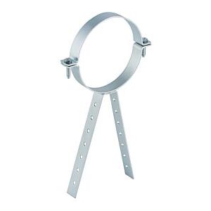 Geberit Rohrschelle 367856001 verzinkt, DN 100, mit Spreizstütze gelocht Image