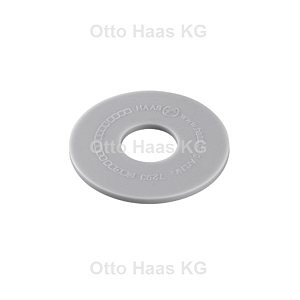 HAAS Silikon-Heberglocke Dichtung Spülventil 7293 innen 20,5 mm/außen 58 mm für Jomo, grau Image