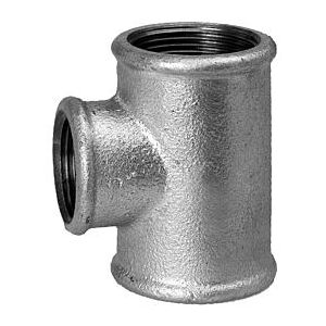 Schmidt, Hermann Hermann Schmidt Temperguss T-Stück 2 1/2" x 2" reduziert, Innengewinde, verzinkt Image