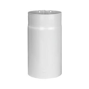 Bertrams ALU-Pu Abgasrohr 04RL250-110 250 mm, Ø 110 mm, weiß-pulverbeschichtet Image