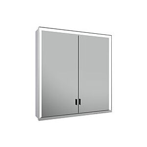 Keuco Royal Lumos Spiegelschrank 14307172301 Wandvorbau, silber-eloxiert, verdecktes Ablagefach, 700 x 735 x 165 mm Image