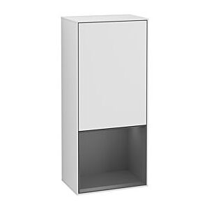 Villeroy und Boch Finion Seitenschrank G540GKMT 41,8cm, links, Emotion, Regal unten Anthracite matt, White matt lacquer Image