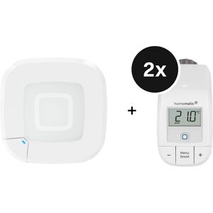 Homematic IP Starter Set Heizen mit 2 Heizkörperthermostaten Basic - mit Access Point 2 Image