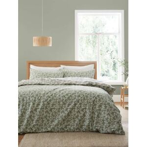 Bianca Bianca Green Shadow Leaves Floral Duvet Cover Set Image