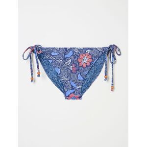 Fat Face FatFace Rue Dark Blue Tie Side Detail Floral Bikini Bottoms Image