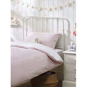 The White Company The White Company wendbares Bettlaken mit Gingham-Karomuster Image