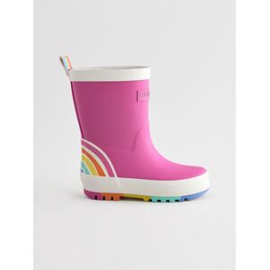 Little Bird by Jools Oliver Little Bird by Jools Oliver Pink Rainbow Welly Boots Image