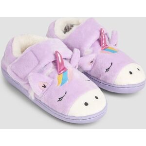 Jojo Maman Bébé JoJo Maman Bébé Lilac Unicorn Unicorn Slipper Shoes Image