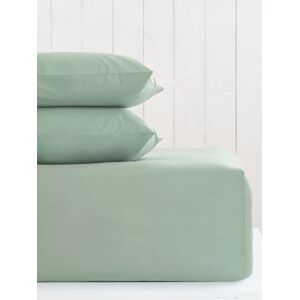 Next Green Sage Cotton Rich Extra Deep Fitted Deep Fitted Bed Sheet Image