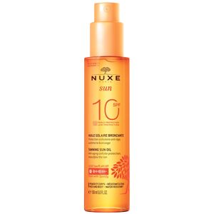NUXE Sun Tanning Oil Face & Body SPF10 (150ml) Image