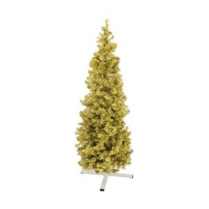 Europalms Fir tree FUTURA, gold metallic, 180cm europalmer metallisk guld træ Image