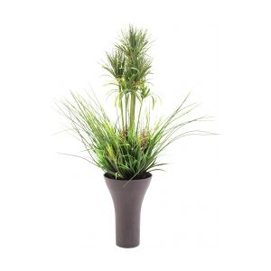 Europalms Mixed grass bush, artificial, 90cm TILBUD græsbuske blandet busk græs Image