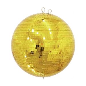 EuroLite Spejlkugle 40cm guld TILBUD NU spejlkugle spejl bold guld Image