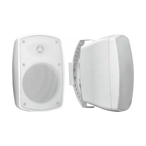 Omnitronic OD-6T Wall Speaker 100V white 2x væghøjttaler højttaler hvid væg Image