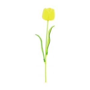 Europalms Crystal tulip, yellow, artificial flower, 61cm 12x tulipan krystal Image