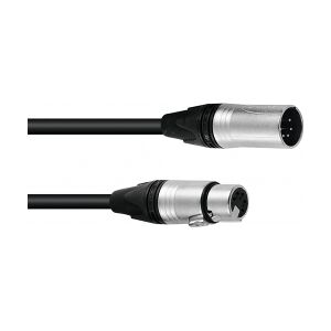 PSSO DMX cable XLR 5pin 0,5m bk Neutrik TILBUD løftdenløsem kabel løft løse den Image