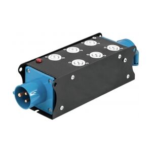 EuroLite SAB-62X Power Split Box TILBUD NU strøm dele boks Image