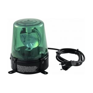 EuroLite - Roterende blink GRØN, 15W m. 230V netstik TILBUD NU blinke Image