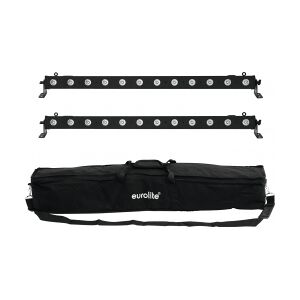 EuroLite Set 2x LED BAR-12 QCL RGBA + Soft Bag TILBUD NU Image