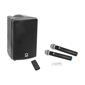 Omnitronic Set WAMS-08BT MK2 wireless PA system + UWM-2HH USB Wireless mic set Image