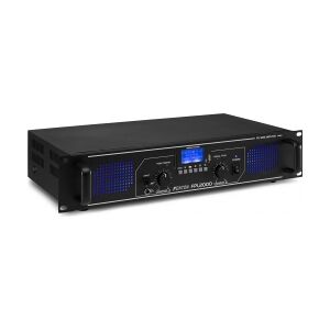 Digital Forstærker FPL2000 2x1000W med Equalizer / 4 input / Bluetooth / MP3 / U Image