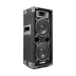 Diskohøjttaler i populært disco-look, 2-vejs med 2x 6" bas / 600W højttaler quot Image