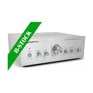 Stereo Forstærker 2x50w, sølv "B-STOCK" TILBUD NU Image