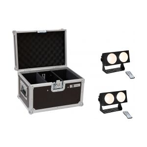 EuroLite Set 2x LED CBB-2 COB WW Bar + Case TILBUD NU Image