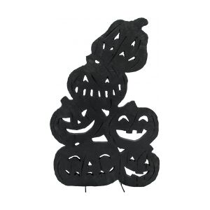 Halloween Dekoration, Silhuet af flere Græskar, 82 cm TILBUD NU Image