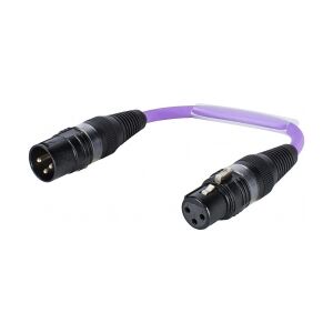 SOMMER CABLE Adaptercable XLR(M)/XLR(F) Ground Lift bk TILBUD NU Image