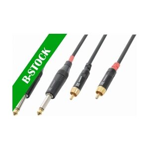 Cable 2x6.3 Mono - 2xRCA Male 1.5m "B-STOCK" TILBUD NU Image