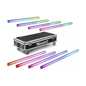 Zeus Battery Tube Set RGBW set of 8 in Flightcase TILBUD NU Image