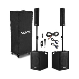 Aktivt lydsystem med Bluetooth VX1050BT / 2 stk. 12" subwoofer + 2 stk. tophøjtt Image