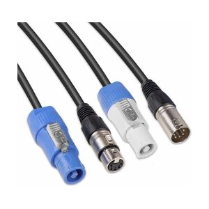 CX11-15 Combi Cable Powerconnector B - XLR M / Powerconnector A - XLR F 15m Image